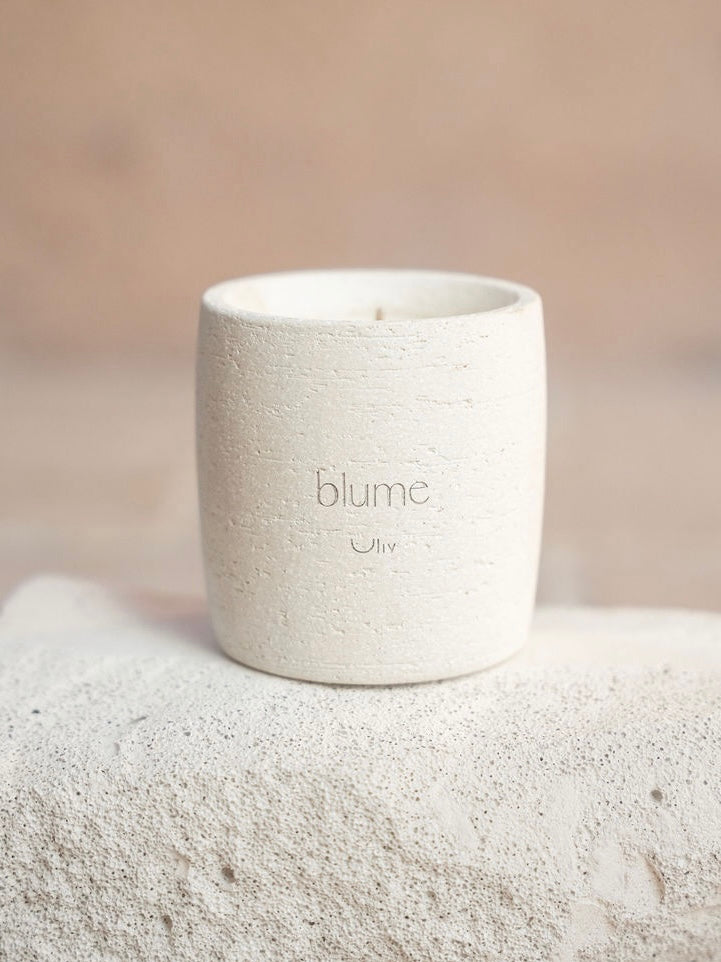 BLUME STONEWARE CANDLE
