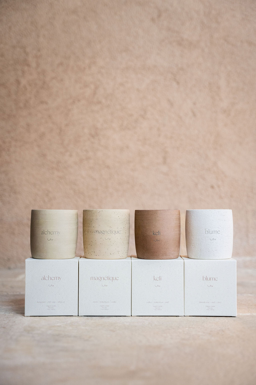 KEFI STONEWARE CANDLE