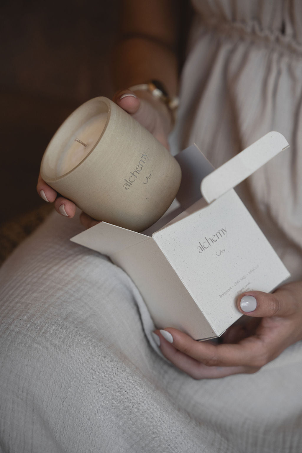 ALCHEMY STONEWARE CANDLE