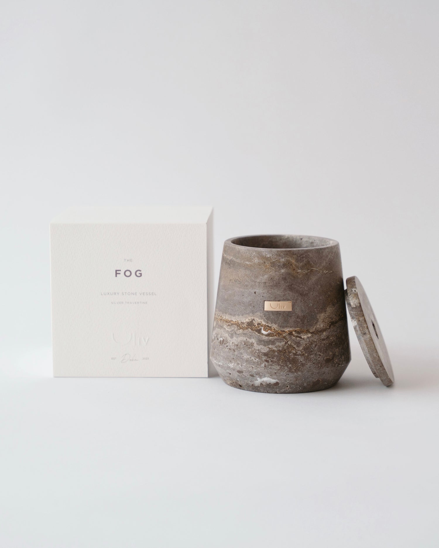 THE FOG - TRAVERTINE STONE VESSEL